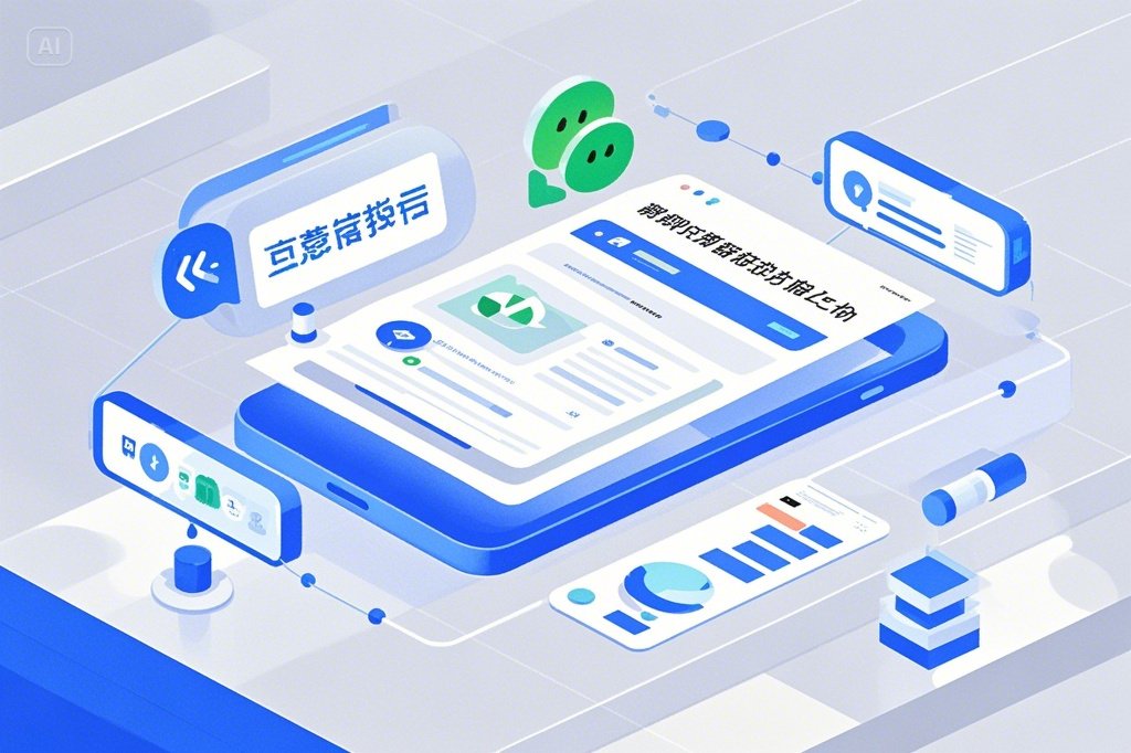 生成一張關于運營微信公眾號的文章配圖